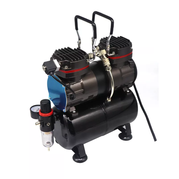 Compresor silencioso doble cilindro, con tanque TC90T - Imagen 3