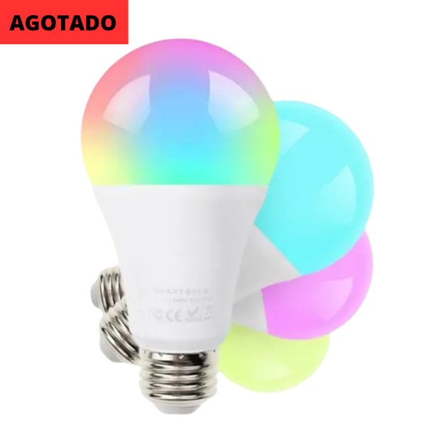 Lámpara inteligente RGB WIFI 9W
