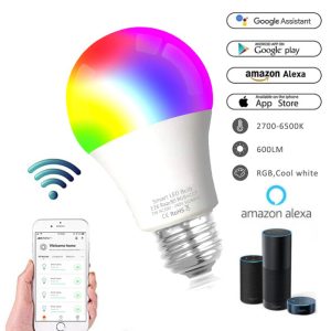 Lámpara inteligente RGB WIFI 10W
