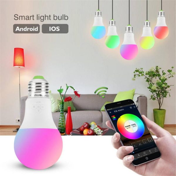 Lámpara inteligente RGB WIFI 9W - Imagen 2