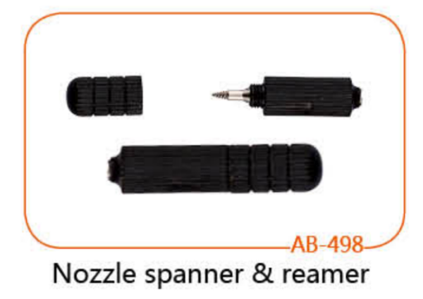 Llave de boquilla y escariador de aerógrafo AH-498