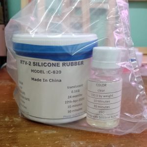 Silicona de estaño para artesanía 0,5kg + catalizador
