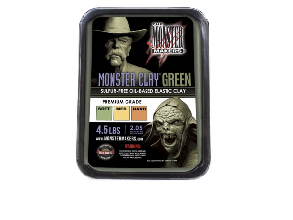 Monster clay (arcilla para modelar) gris o marrón - The Monster Makers