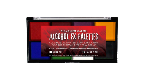 Paletas de alcohol para máscaras y accesorios de FX- The Monster Makers