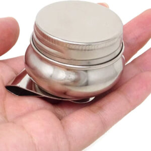Recipiente simple de metal para disolventes