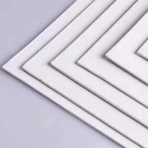 Carritoones prensados entelados con lienzo imprimado color blanco, 100% algodón, 280grs