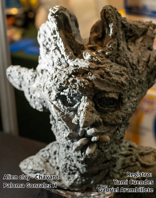 Alien clay (Plastilina para modelar) gris - sin envase - The Chavant clay company - Imagen 2