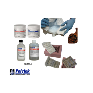 KitMA4: Silicona PlatSil; retardador y espesante. Para FX y moldes - Polytek