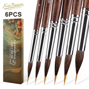 Set de Pinceles pelo sintético y natural (HB-5505)